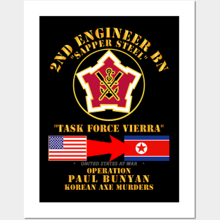 Operation Paul Bunyan - 2nd Engineer Bn - Korea Posters and Art